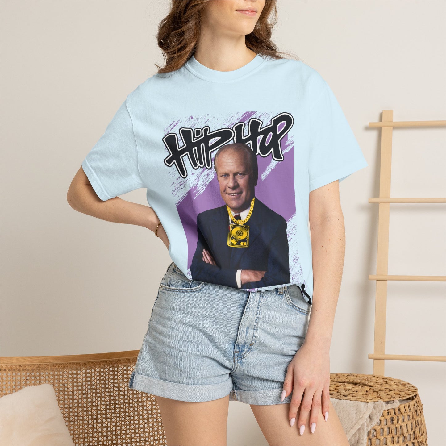 Political Graphic T-Shirt — 'Trump Republicans' Bold Portrait Tee