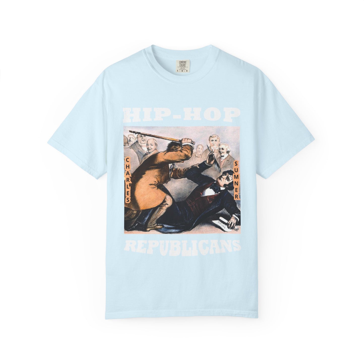 Artistic Vintage Poster T-Shirt — 'Chalet Summer' Graphic Tee