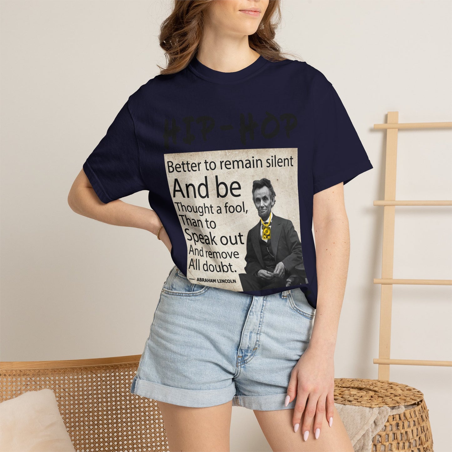 Hip-Hop Republicans T-Shirt — Abraham Lincoln Quote Graphic Tee