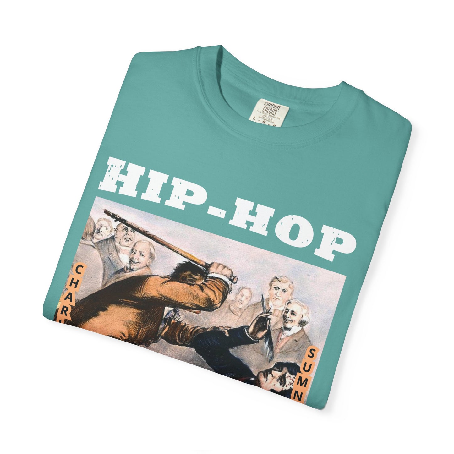 Artistic Vintage Poster T-Shirt — 'Chalet Summer' Graphic Tee