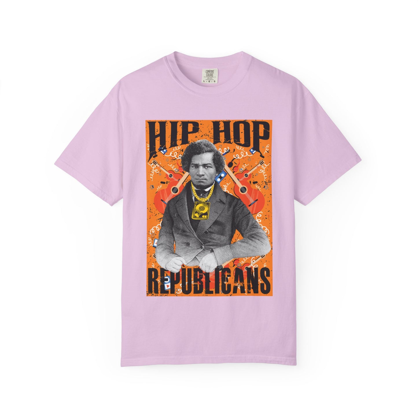 Hip Hop Republicans Graphic T-Shirt — Vintage Portrait Streetwear Tee