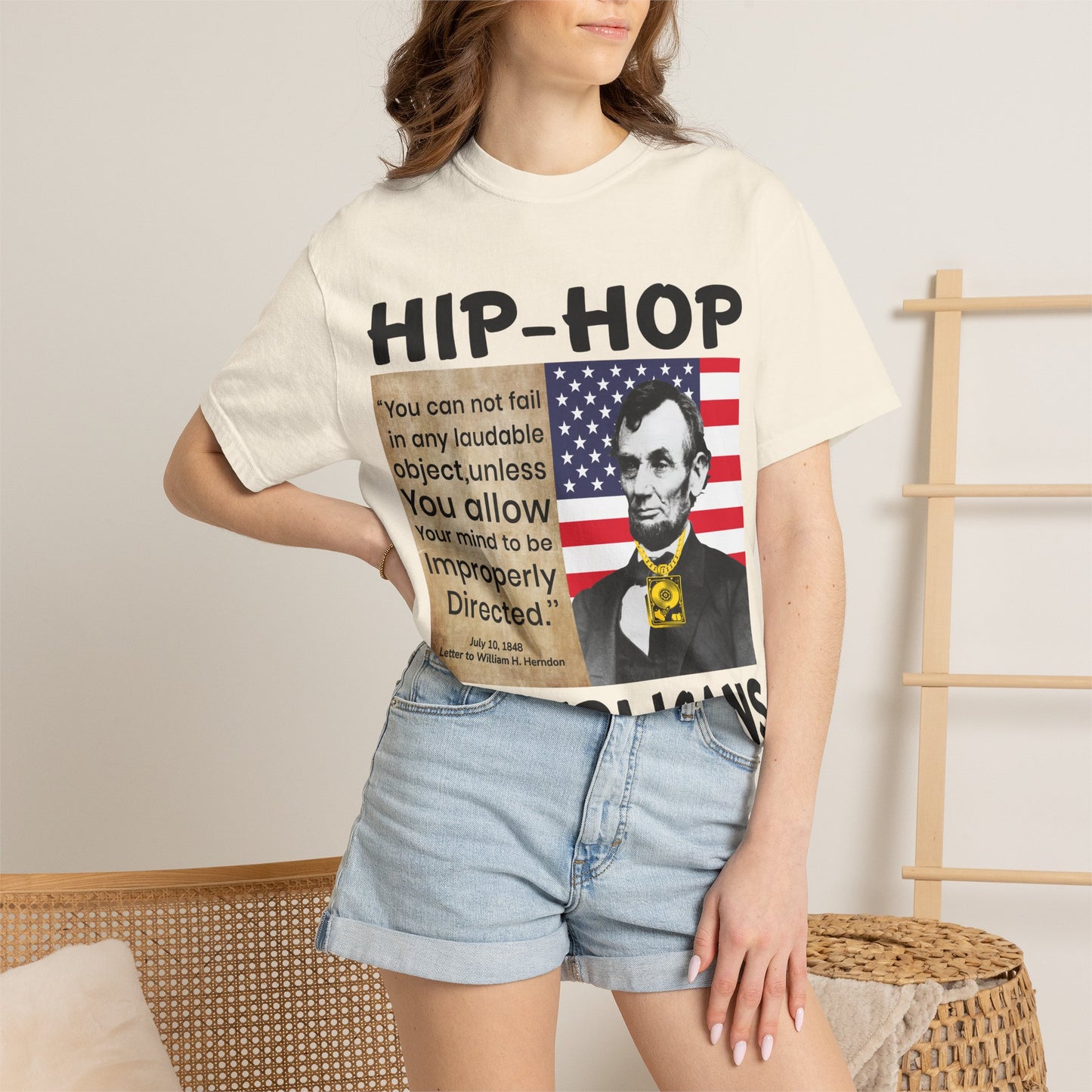 Hip-Hop Republicans T-Shirt — Lincoln Quote Patriotic Graphic Tee