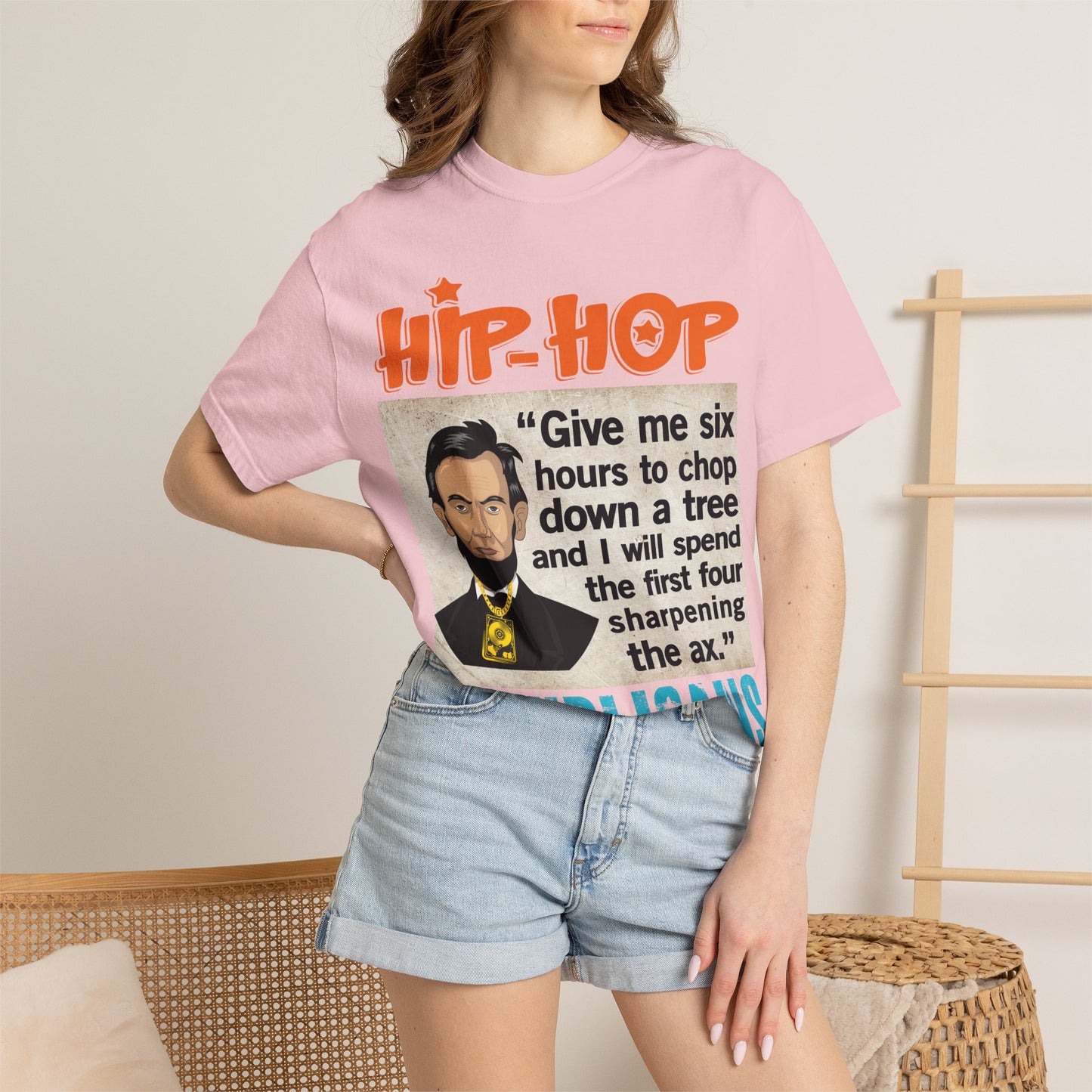 Hip Hop Republicans Abraham Lincoln Political Rap T-Shirt