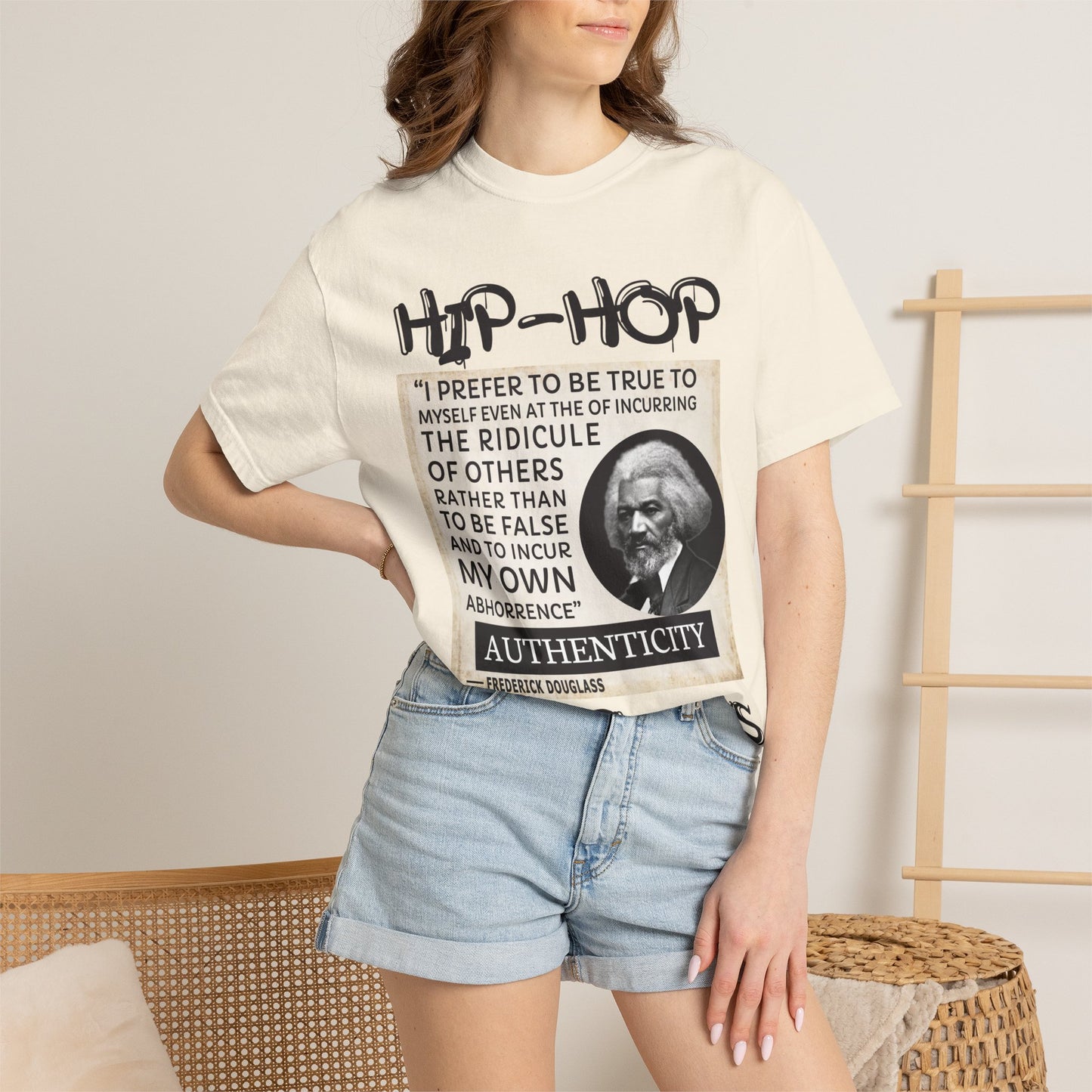 Hip-Hop Authenticity Quote T-Shirt