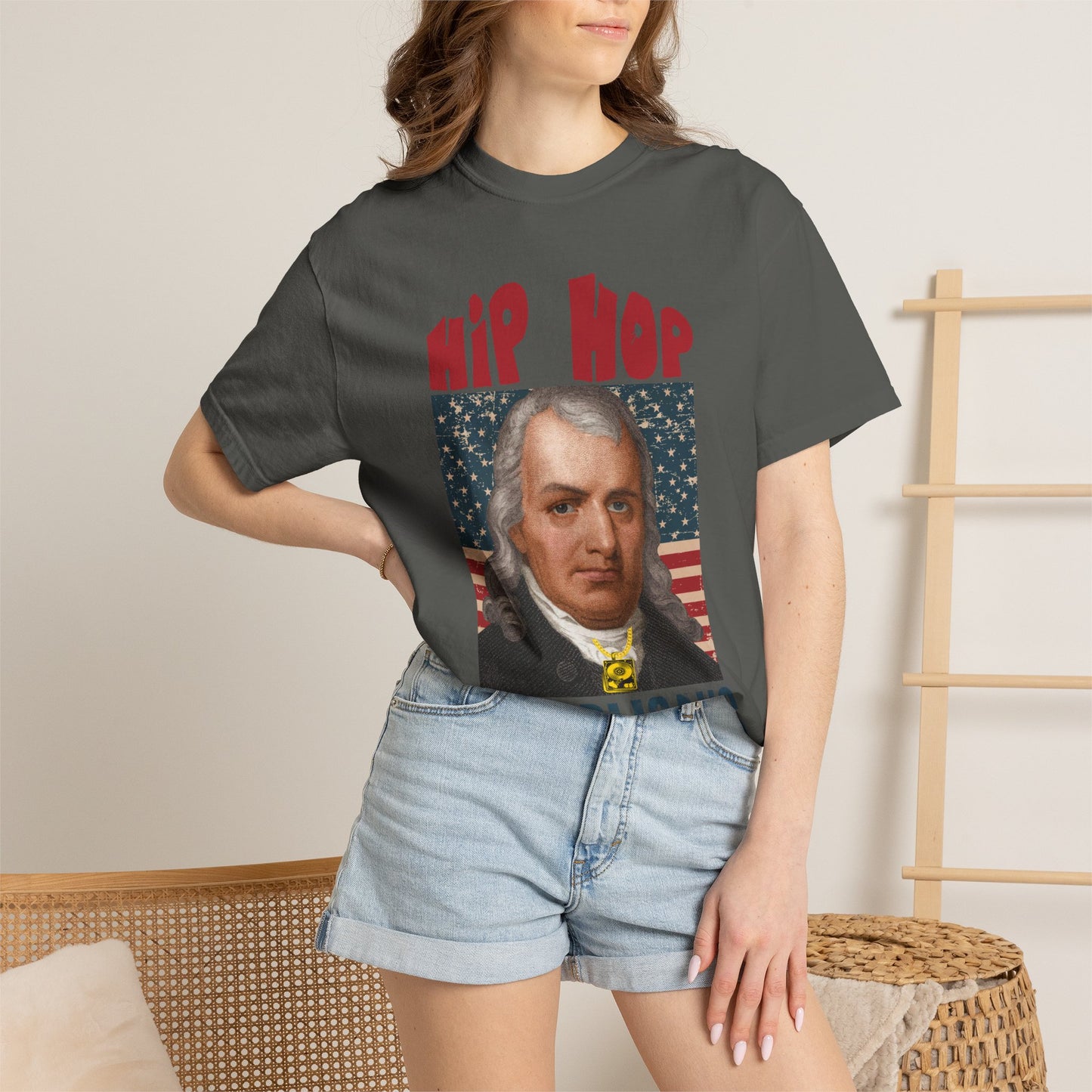 Hip Hop Republicans T-Shirt — Patriotic George Washington Graphic Tee