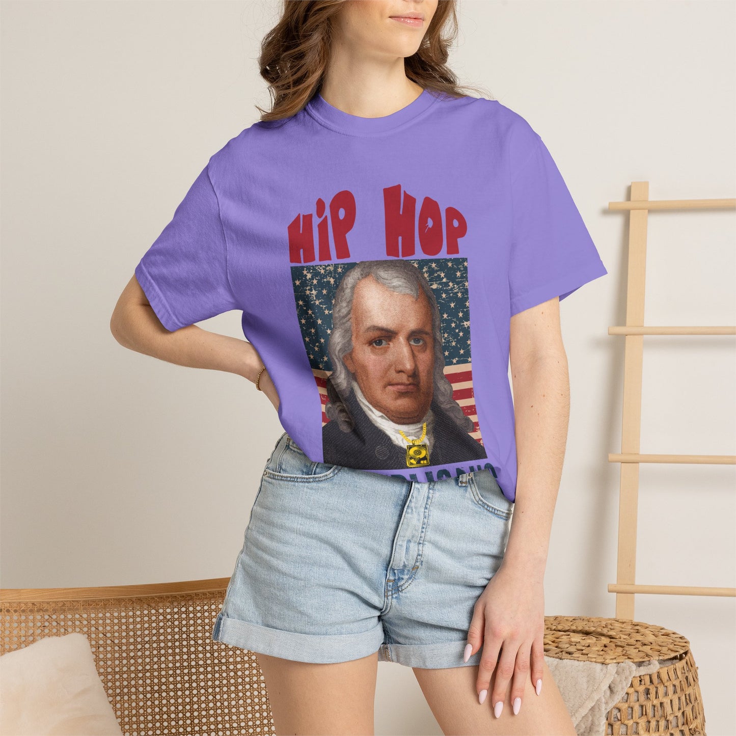 Hip Hop Republicans T-Shirt — Patriotic George Washington Graphic Tee