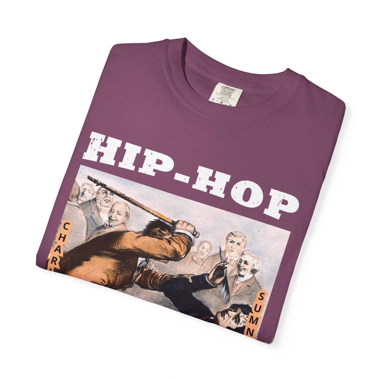Artistic Vintage Poster T-Shirt — 'Chalet Summer' Graphic Tee