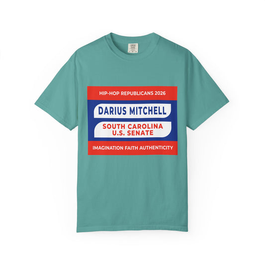 Political Campaign T-Shirt — "Darius Mitchell South Carolina U.S. Senate"