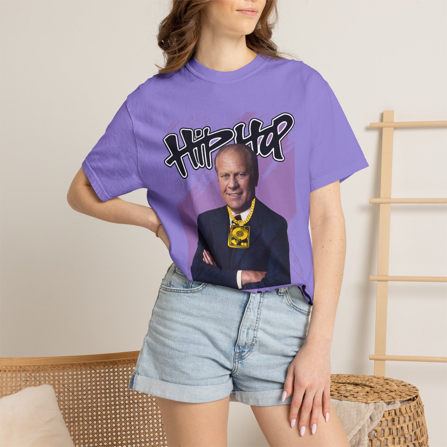 Political Graphic T-Shirt — 'Trump Republicans' Bold Portrait Tee