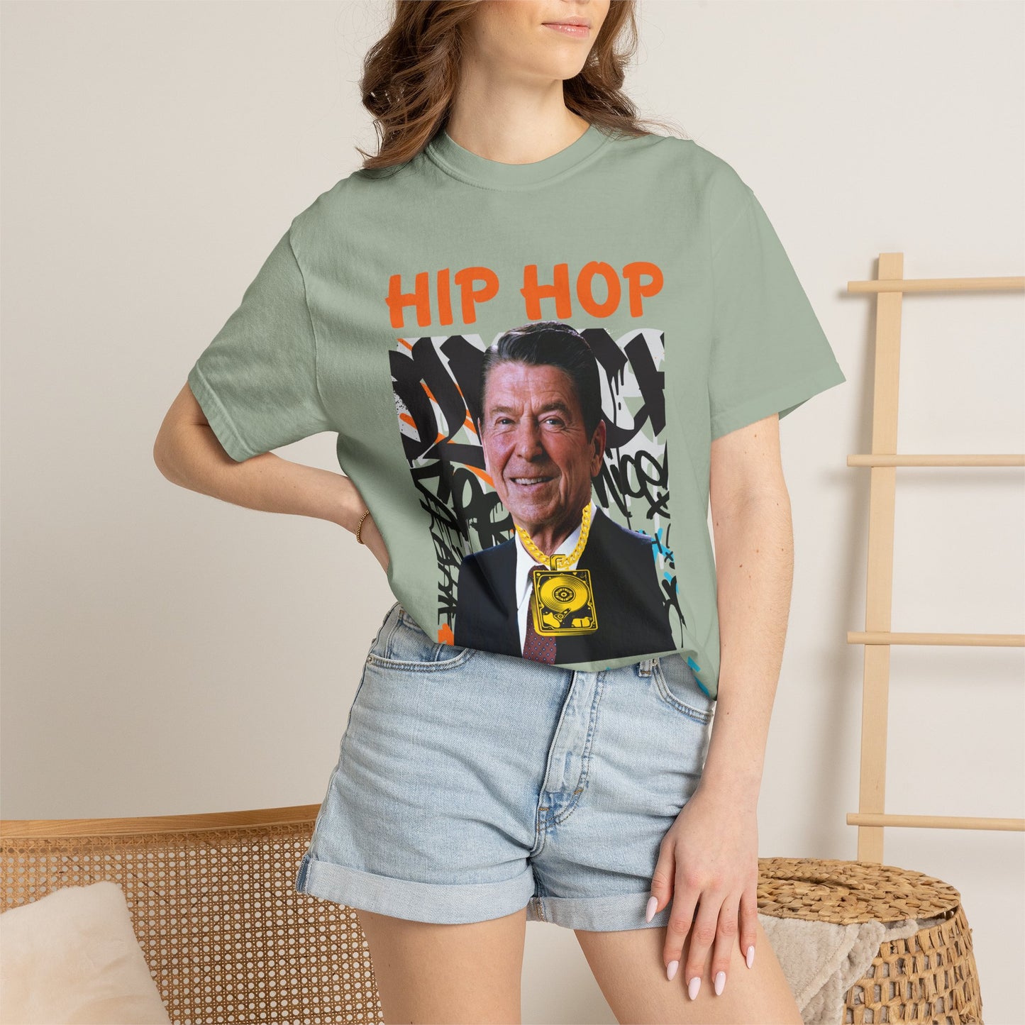 Get Your Groove On with a Trendy Ronald Reagan Hip Hop Republicans T-Shirt