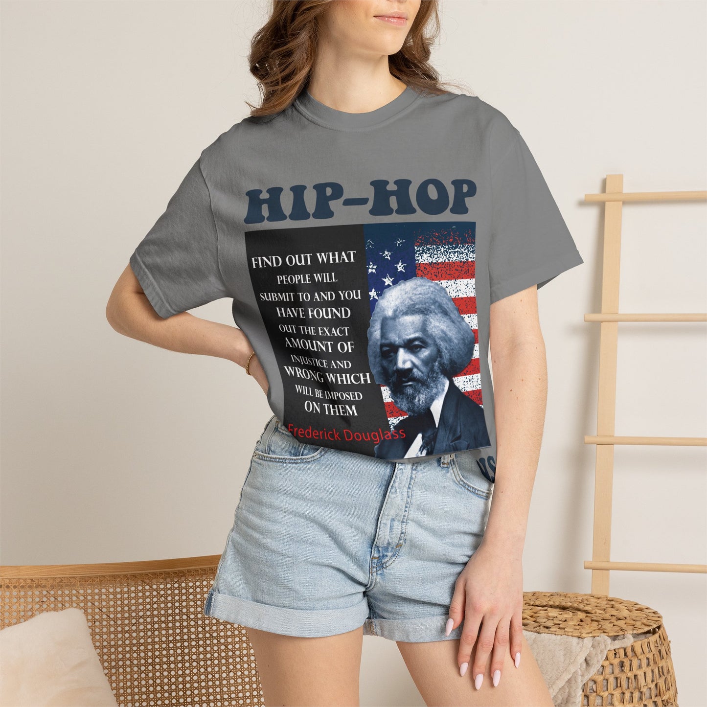 Hip-Hop Republicans T-Shirt — Frederick Douglass Quote Patriotic Political Tee