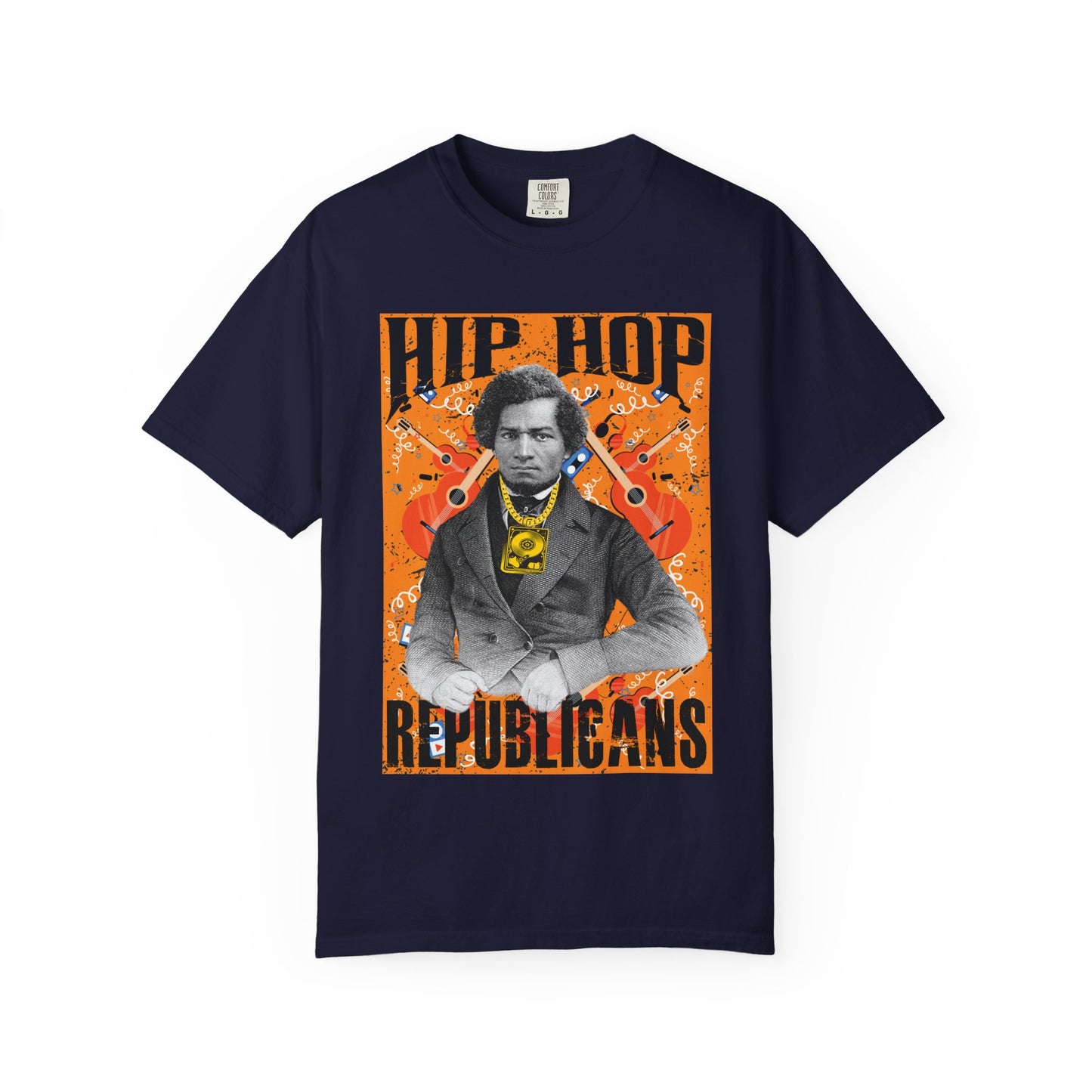 Hip Hop Republicans Graphic T-Shirt — Vintage Portrait Streetwear Tee