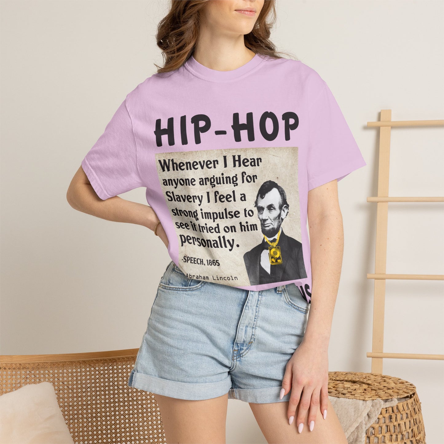 Hip-Hop Republicans T-Shirt — Lincoln Abolition Quote Graphic Tee