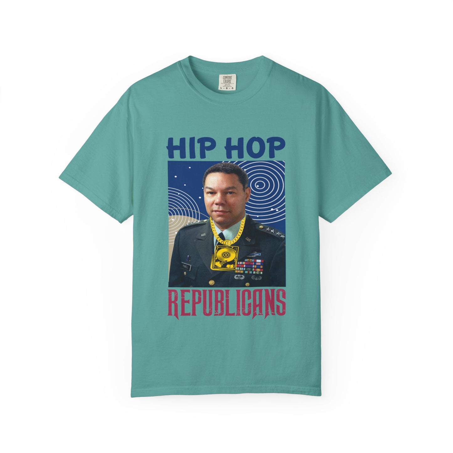 Hip Hop Republicans Graphic T-Shirt — Parody Political Portrait Tee