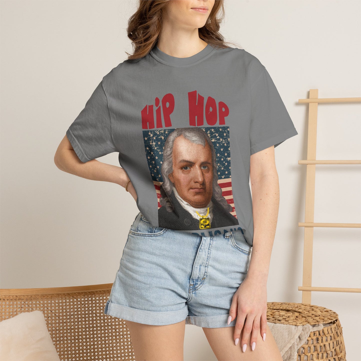 Hip Hop Republicans T-Shirt — Patriotic George Washington Graphic Tee