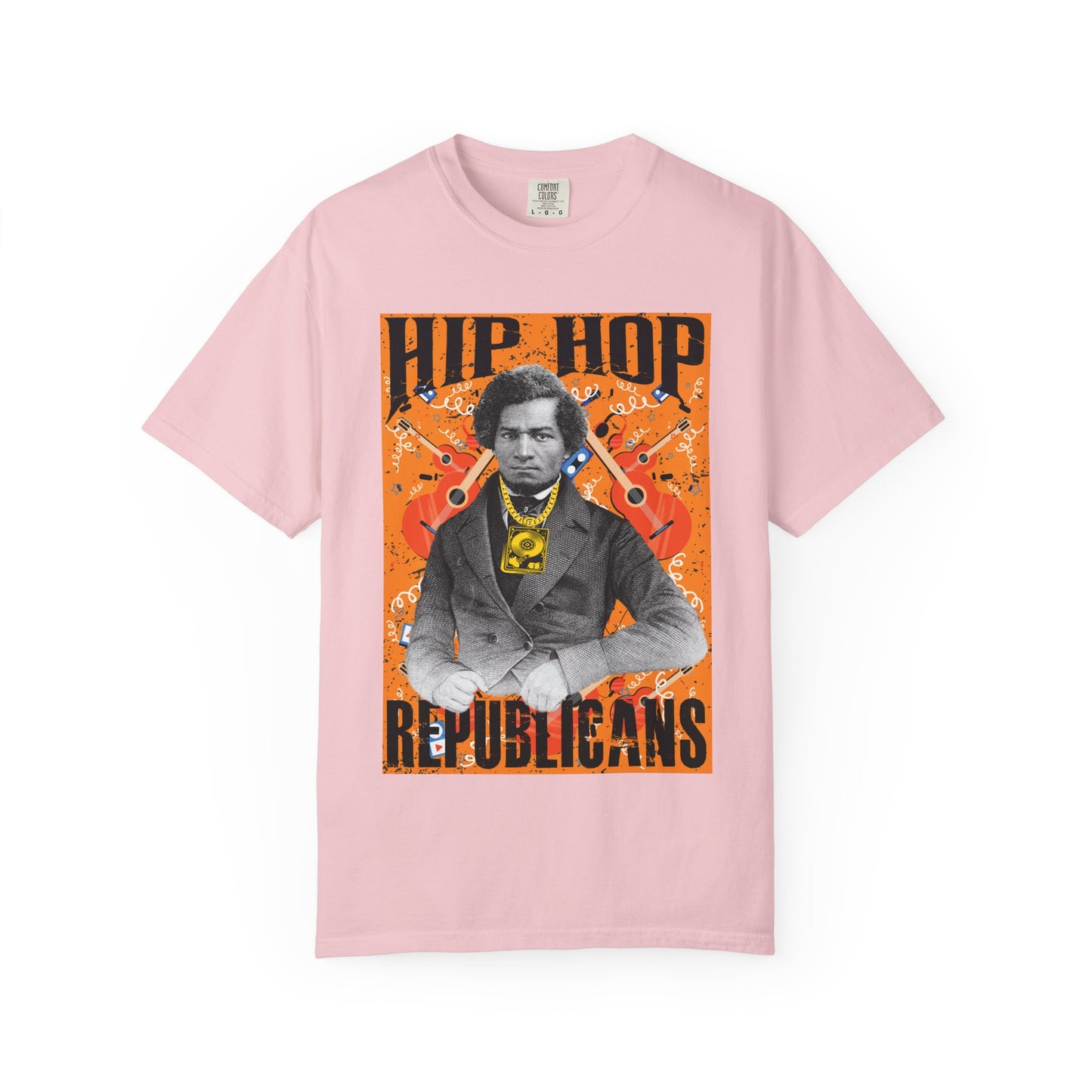 Hip Hop Republicans Graphic T-Shirt — Vintage Portrait Streetwear Tee