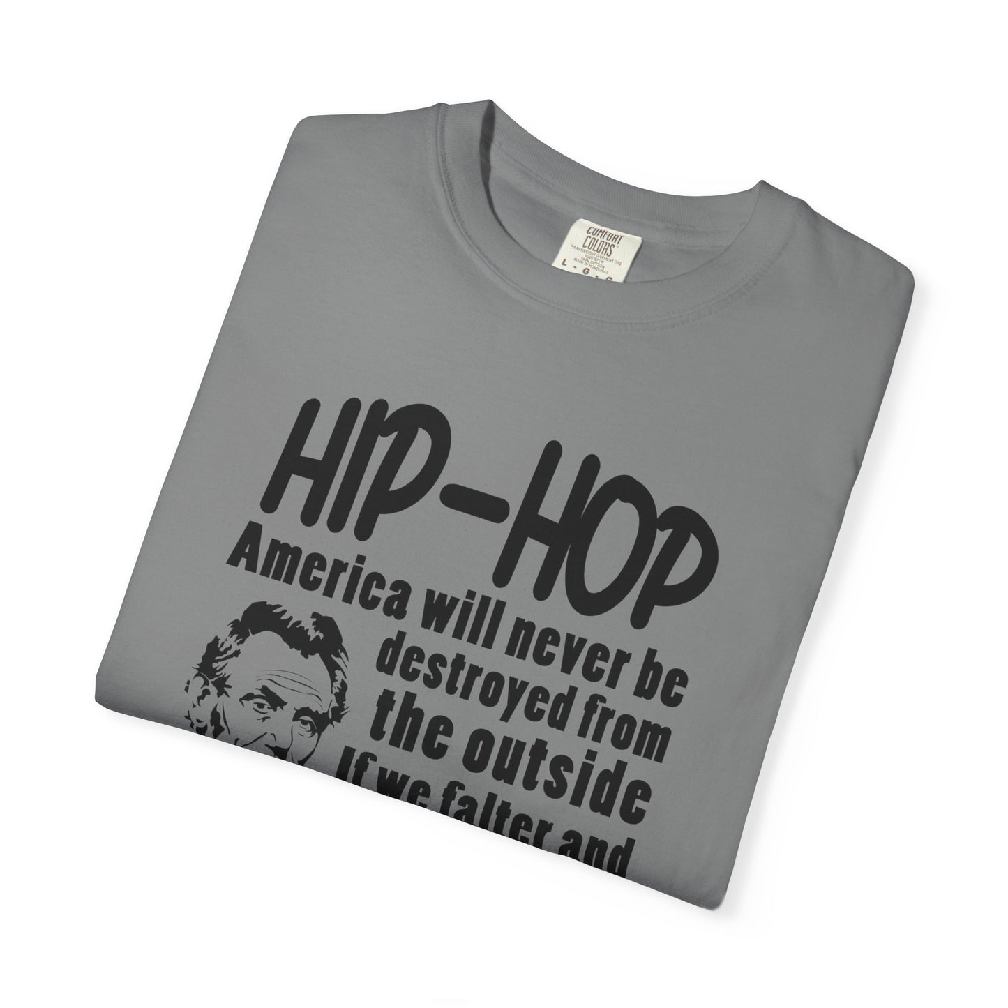 Hip-Hop Republicans Quote T-Shirt — Political Satire Tee with Lincoln Design