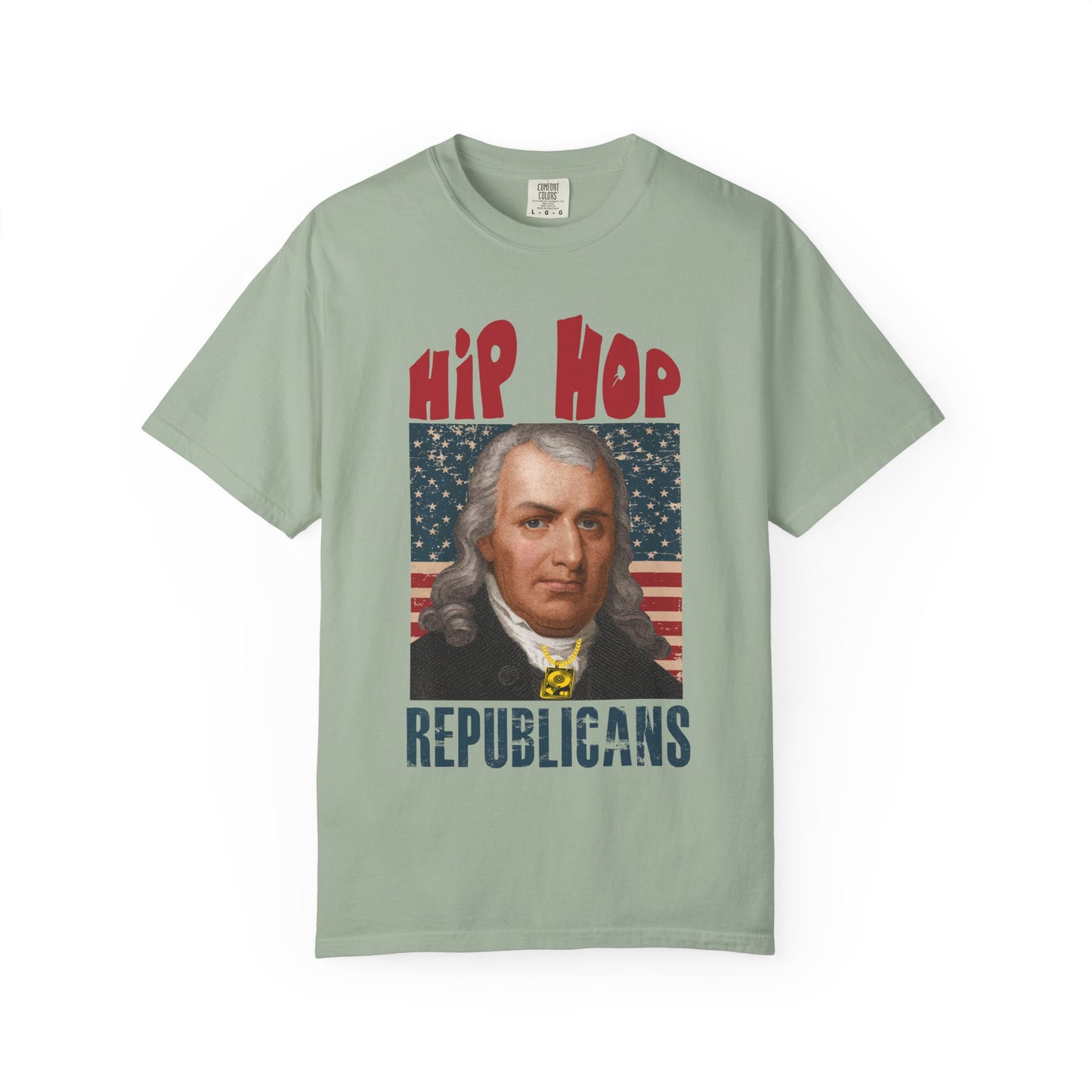 Hip Hop Republicans T-Shirt — Patriotic George Washington Graphic Tee