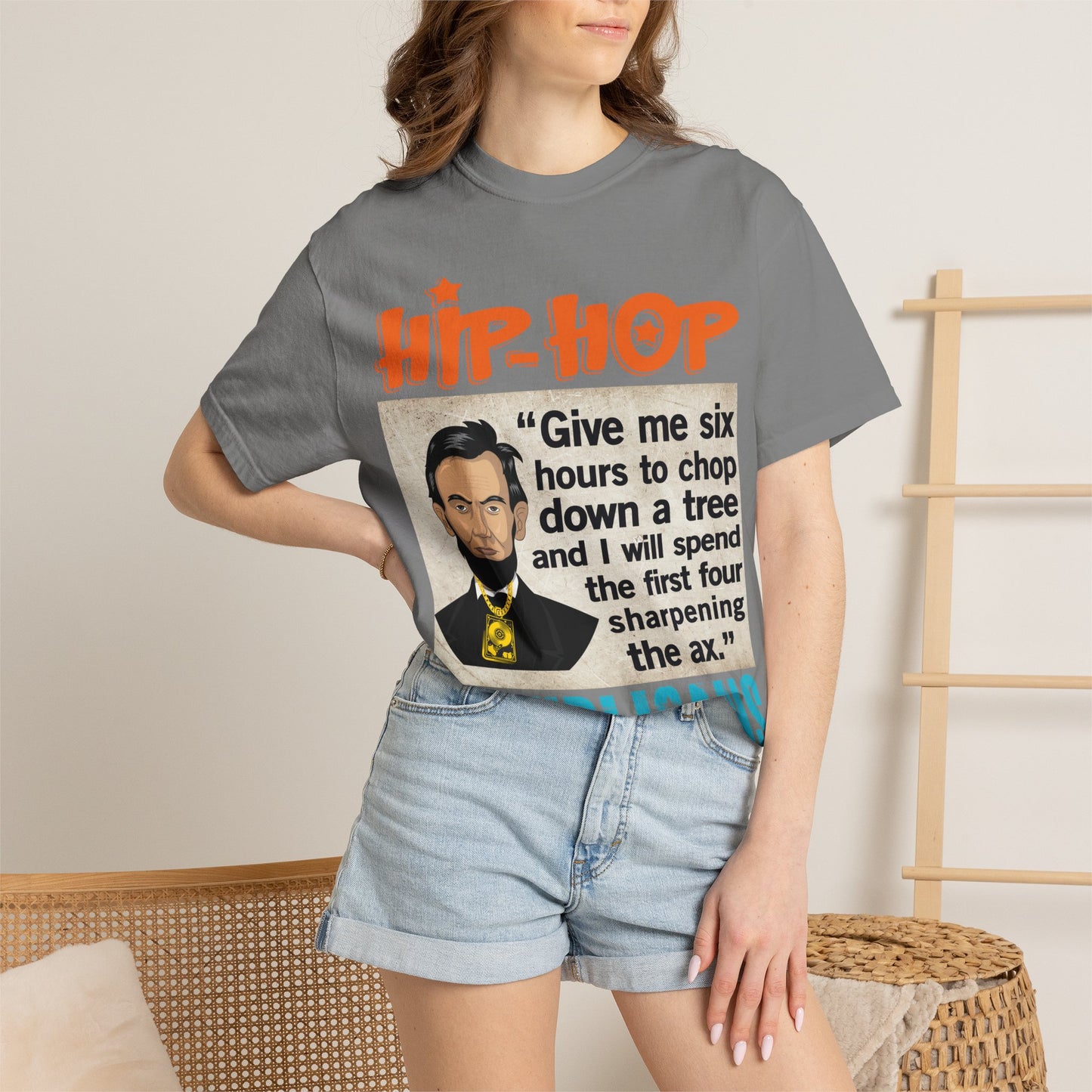 Hip Hop Republicans Abraham Lincoln Political Rap T-Shirt