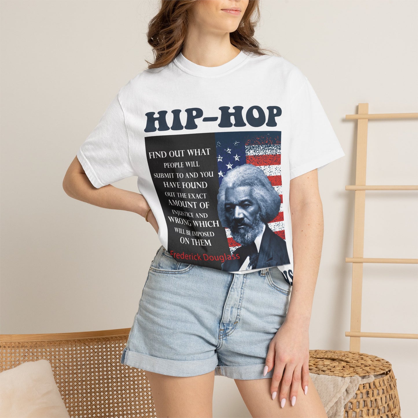 Hip-Hop Republicans T-Shirt — Frederick Douglass Quote Patriotic Political Tee