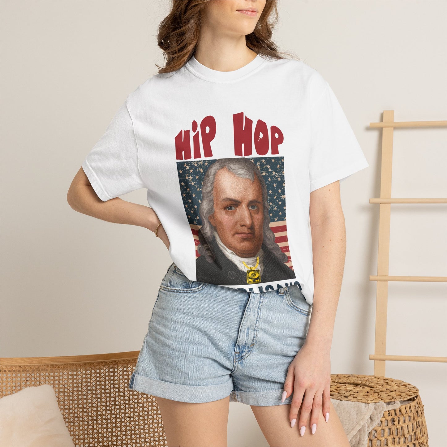 Hip Hop Republicans T-Shirt — Patriotic George Washington Graphic Tee