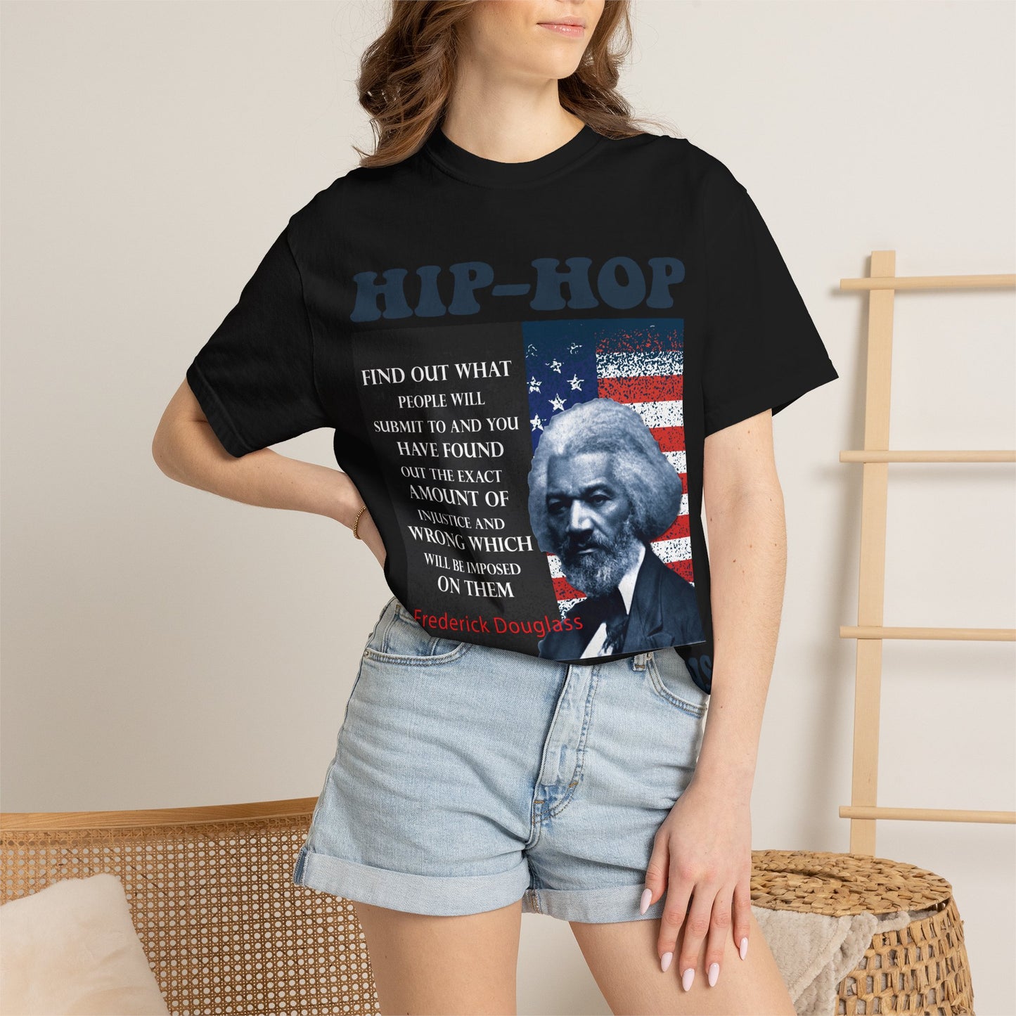 Hip-Hop Republicans T-Shirt — Frederick Douglass Quote Patriotic Political Tee