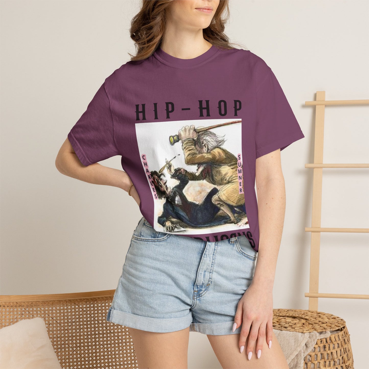 Hip-Hop Republicans Vintage Illustration T-Shirt