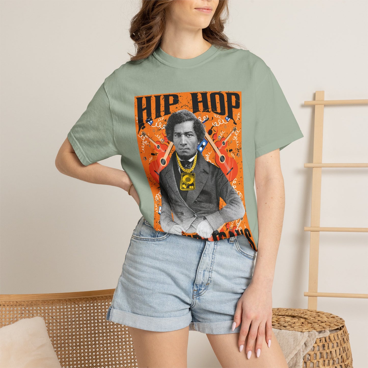 Hip Hop Republicans Graphic T-Shirt — Vintage Portrait Streetwear Tee