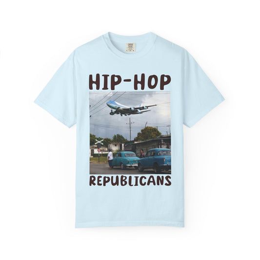 Hip Hop Republicans Helicopter Patriotic Graphic T-Shirt