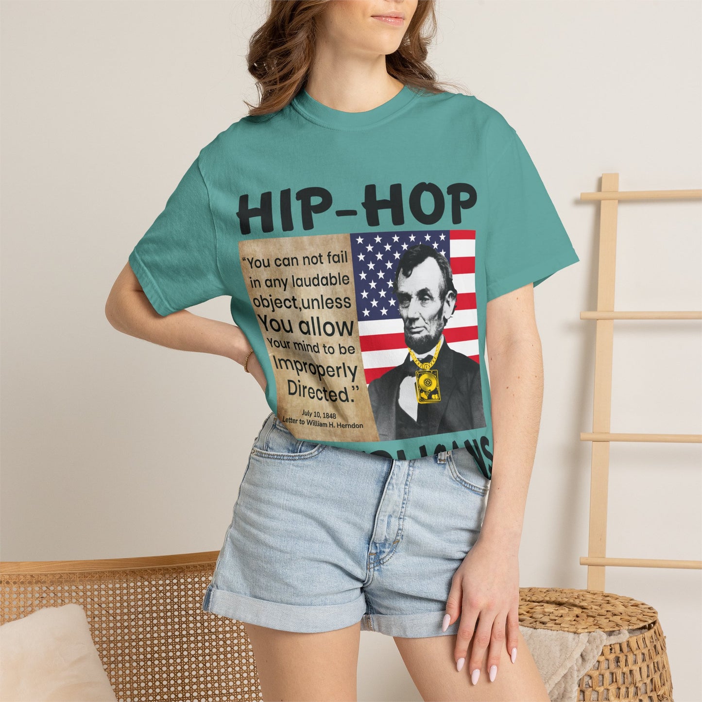 Hip-Hop Republicans T-Shirt — Lincoln Quote Patriotic Graphic Tee