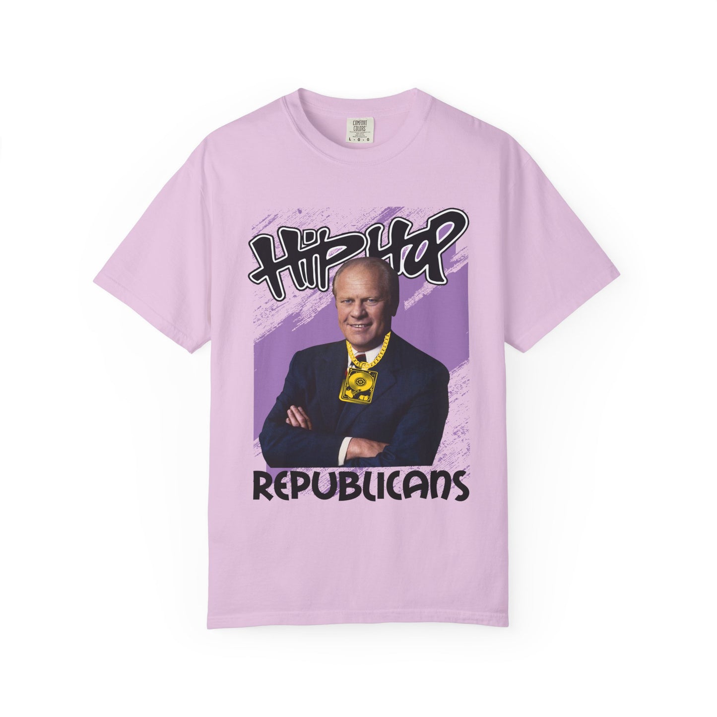 Political Graphic T-Shirt — 'Trump Republicans' Bold Portrait Tee