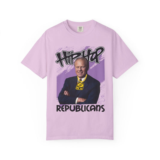 Political Graphic T-Shirt — 'Trump Republicans' Bold Portrait Tee