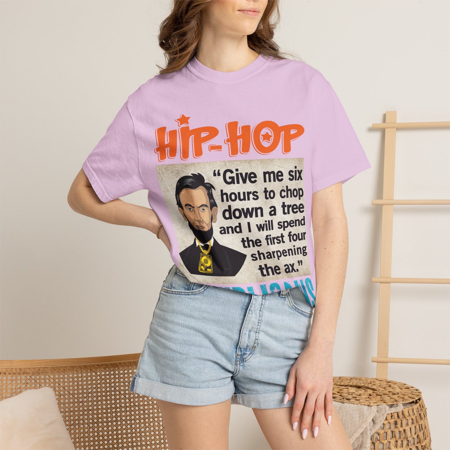 Hip Hop Republicans Abraham Lincoln Political Rap T-Shirt