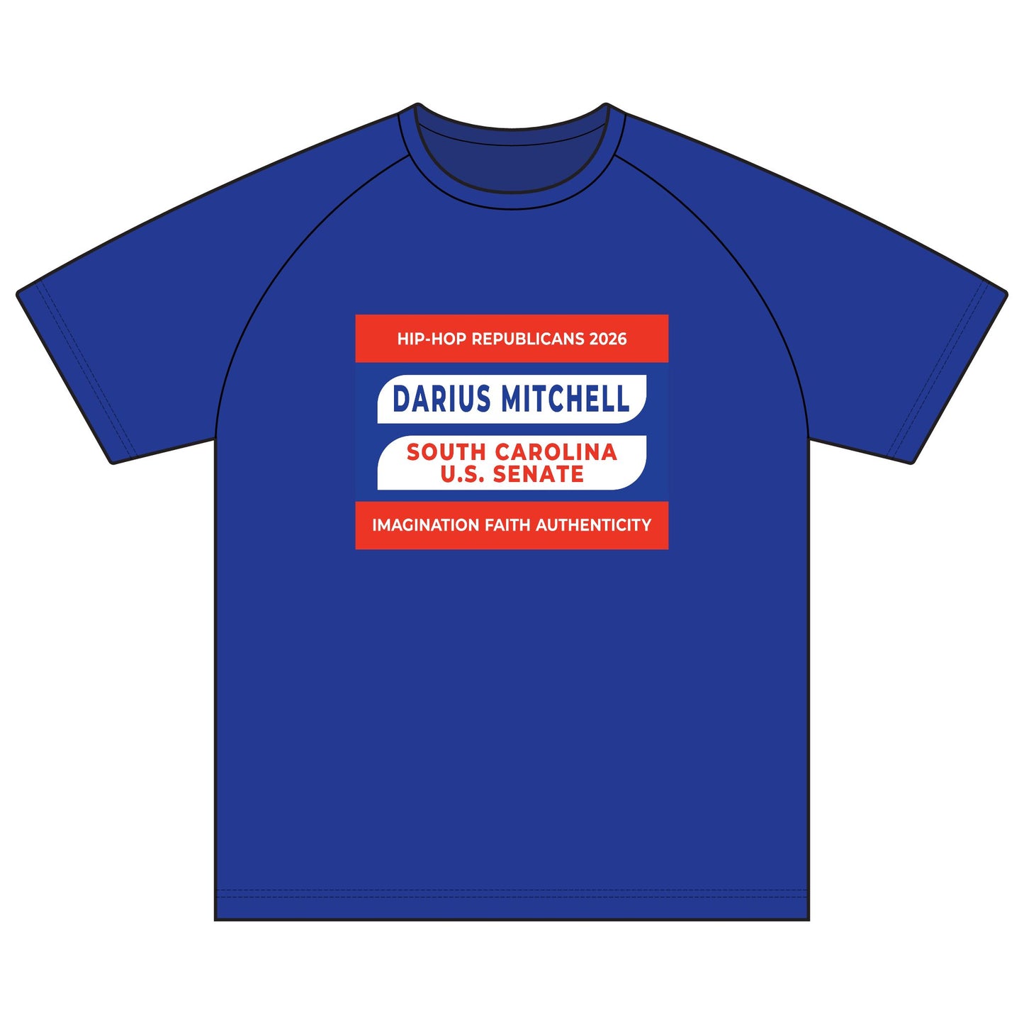 Darius Mitchell South Carolina U.S. Senate Campaign T-Shirt