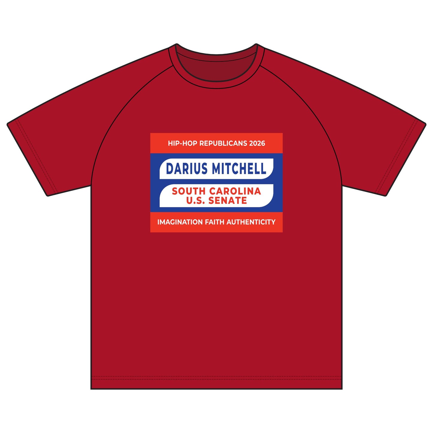 Darius Mitchell South Carolina U.S. Senate Campaign T-Shirt