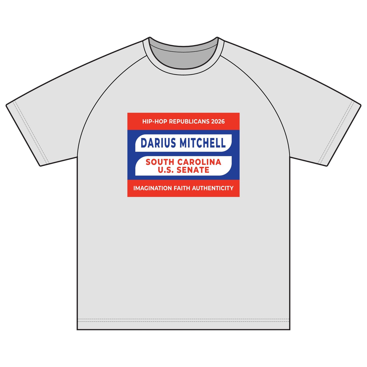 Darius Mitchell South Carolina U.S. Senate Campaign T-Shirt
