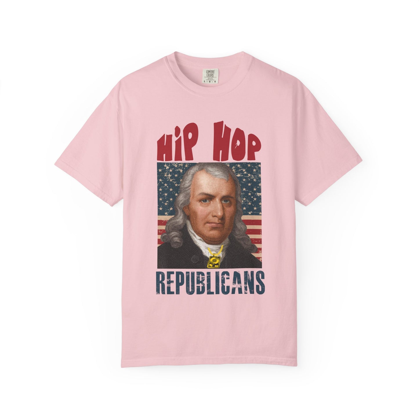 Hip Hop Republicans T-Shirt — Patriotic George Washington Graphic Tee