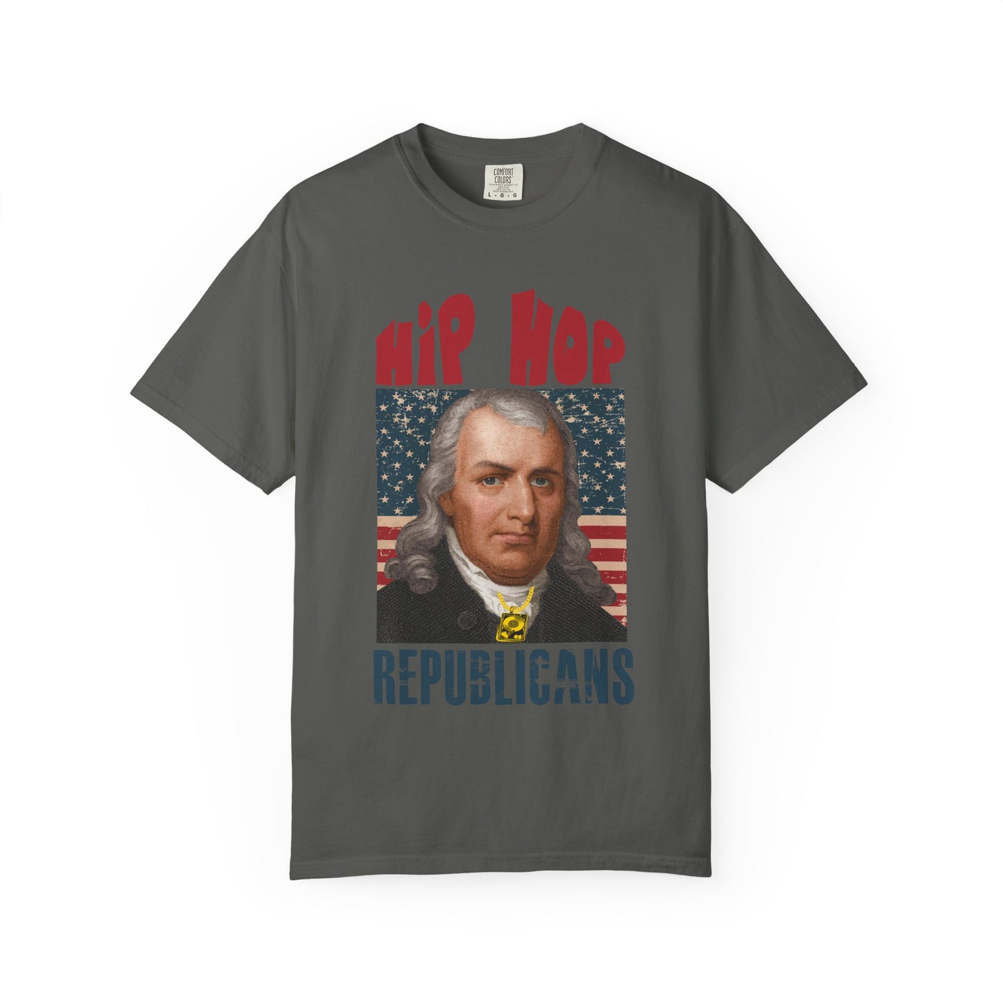 Hip Hop Republicans T-Shirt — Patriotic George Washington Graphic Tee