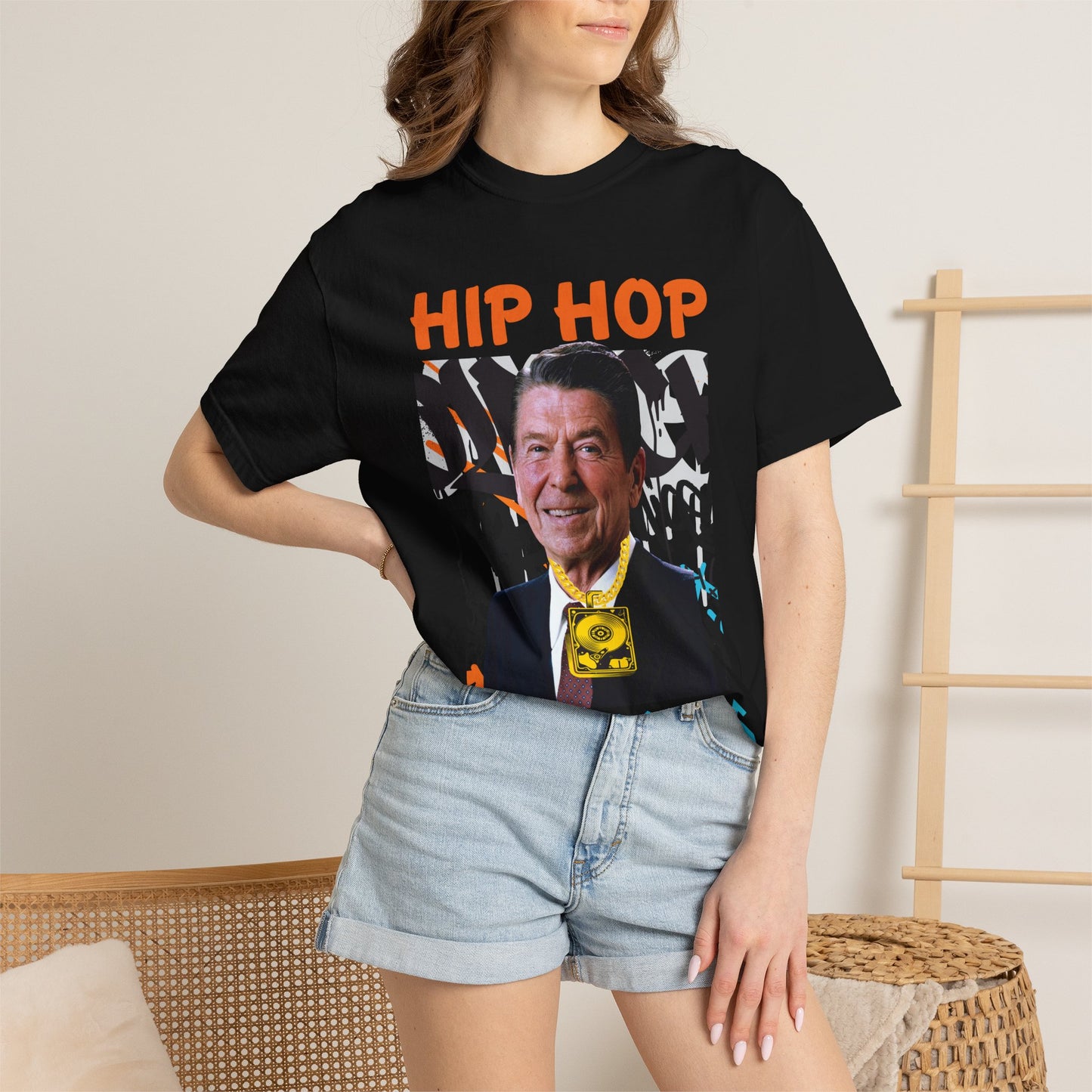 Get Your Groove On with a Trendy Ronald Reagan Hip Hop Republicans T-Shirt
