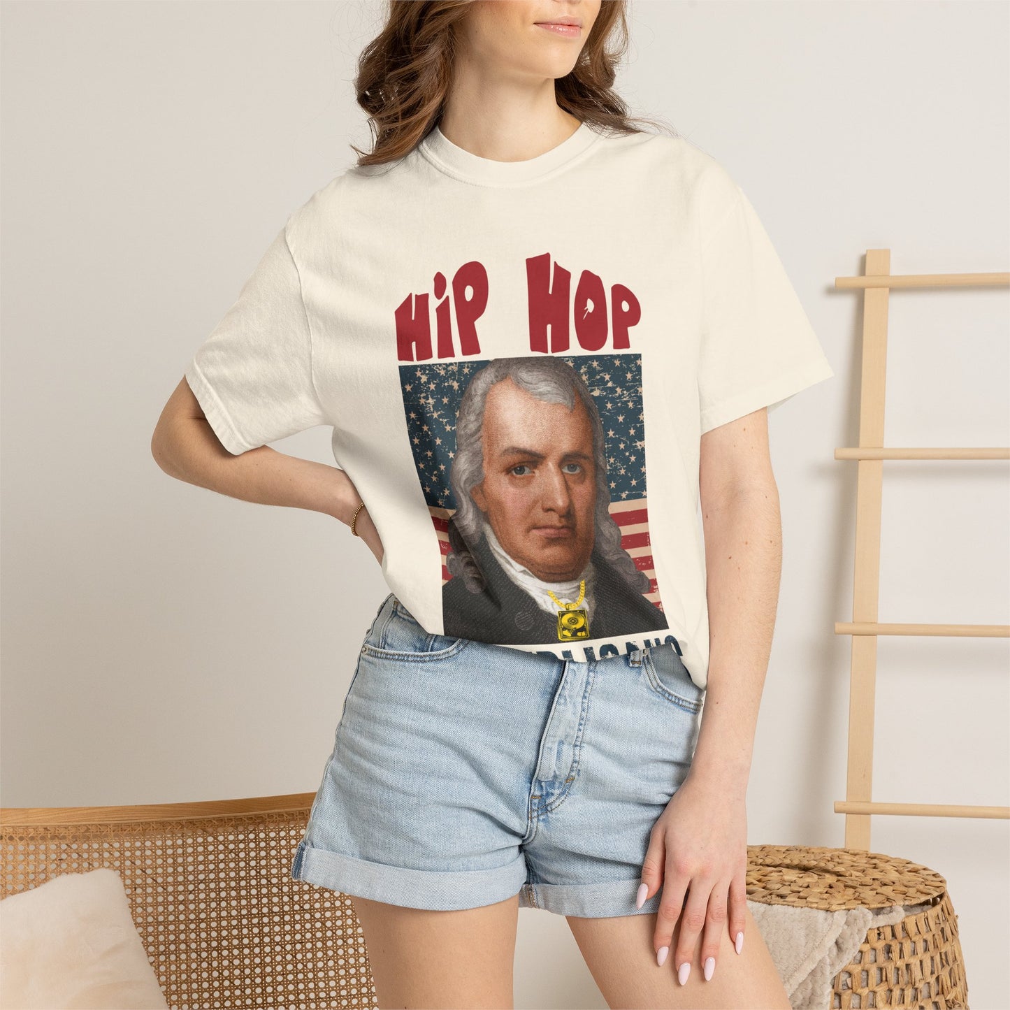 Hip Hop Republicans T-Shirt — Patriotic George Washington Graphic Tee