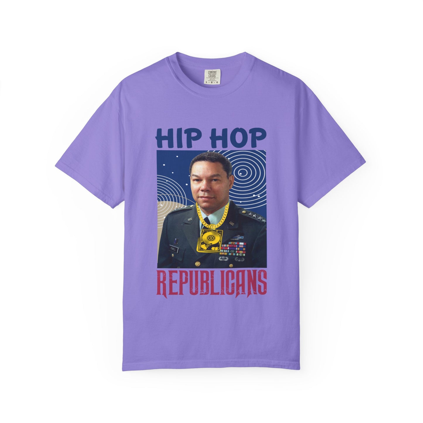 Hip Hop Republicans Graphic T-Shirt — Parody Political Portrait Tee