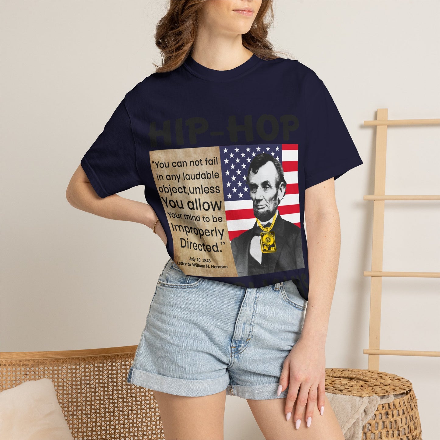 Hip-Hop Republicans T-Shirt — Lincoln Quote Patriotic Graphic Tee
