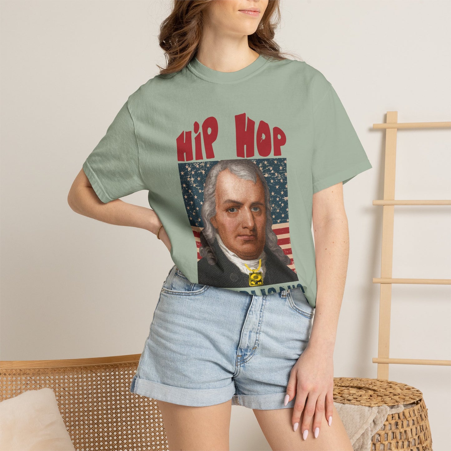 Hip Hop Republicans T-Shirt — Patriotic George Washington Graphic Tee