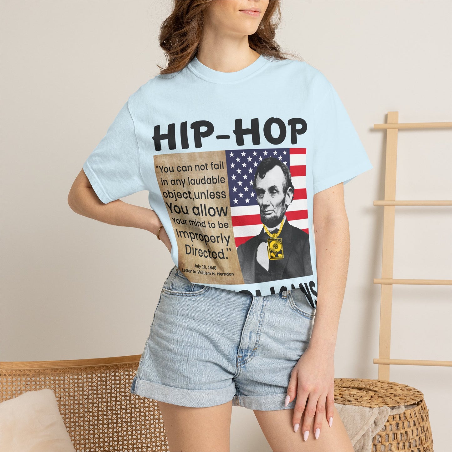 Hip-Hop Republicans T-Shirt — Lincoln Quote Patriotic Graphic Tee
