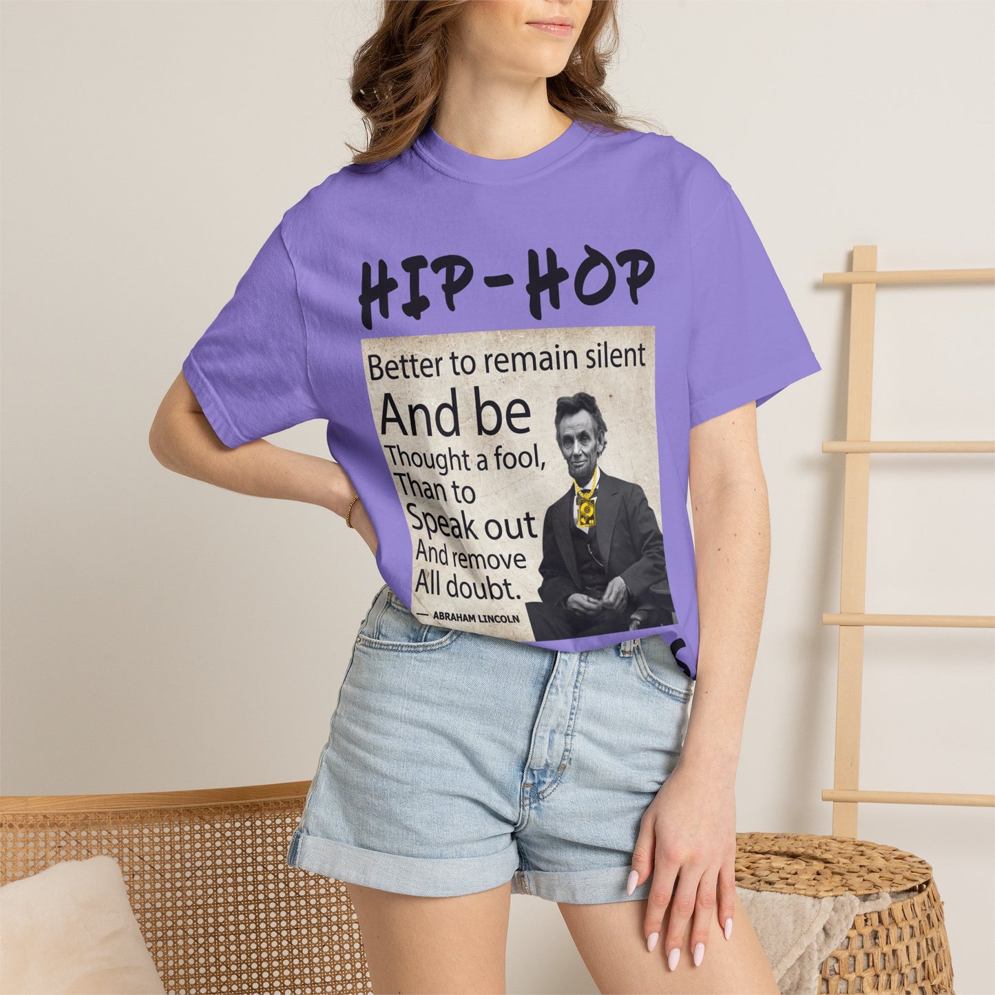 Hip-Hop Republicans T-Shirt — Abraham Lincoln Quote Graphic Tee