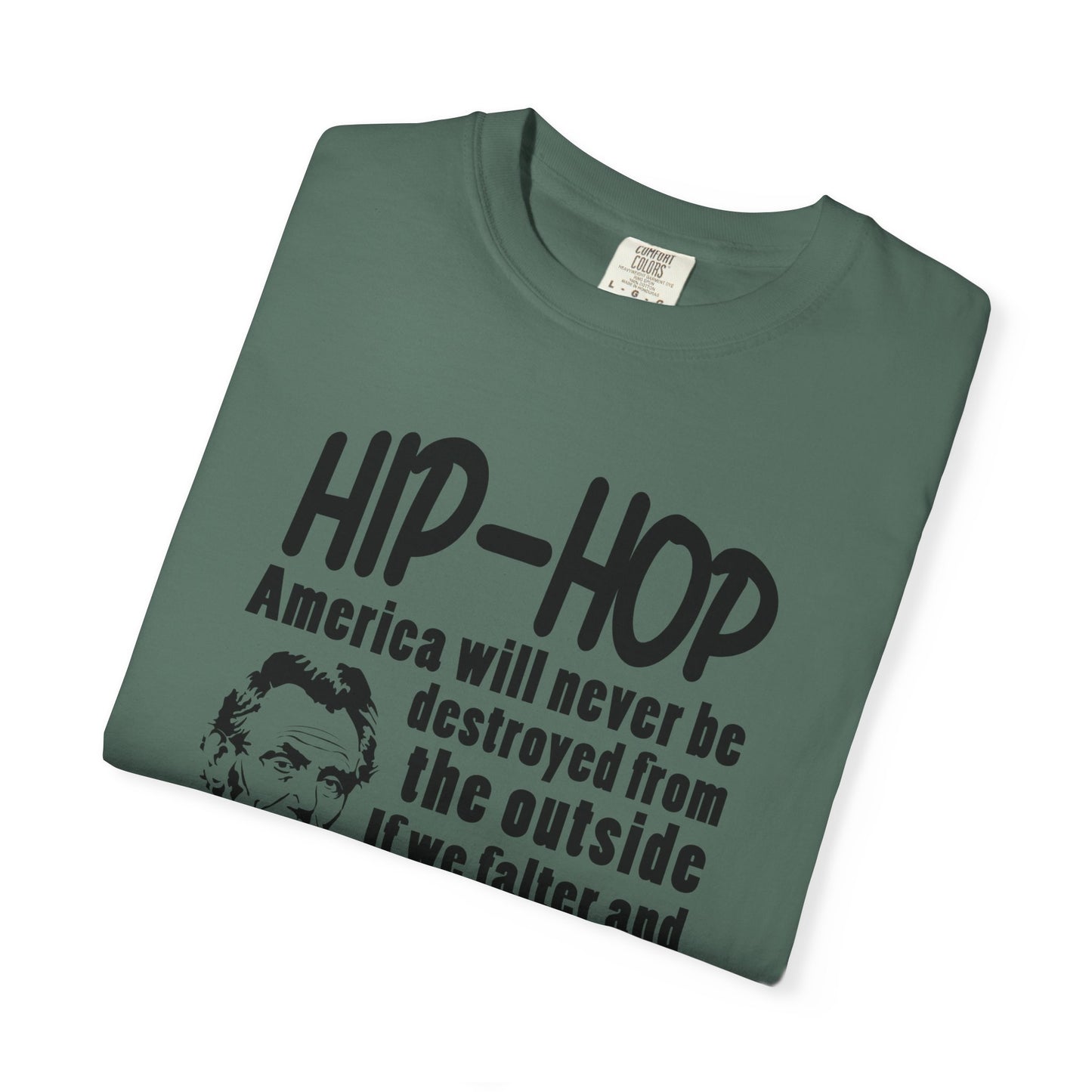 Hip-Hop Republicans Quote T-Shirt — Political Satire Tee with Lincoln Design