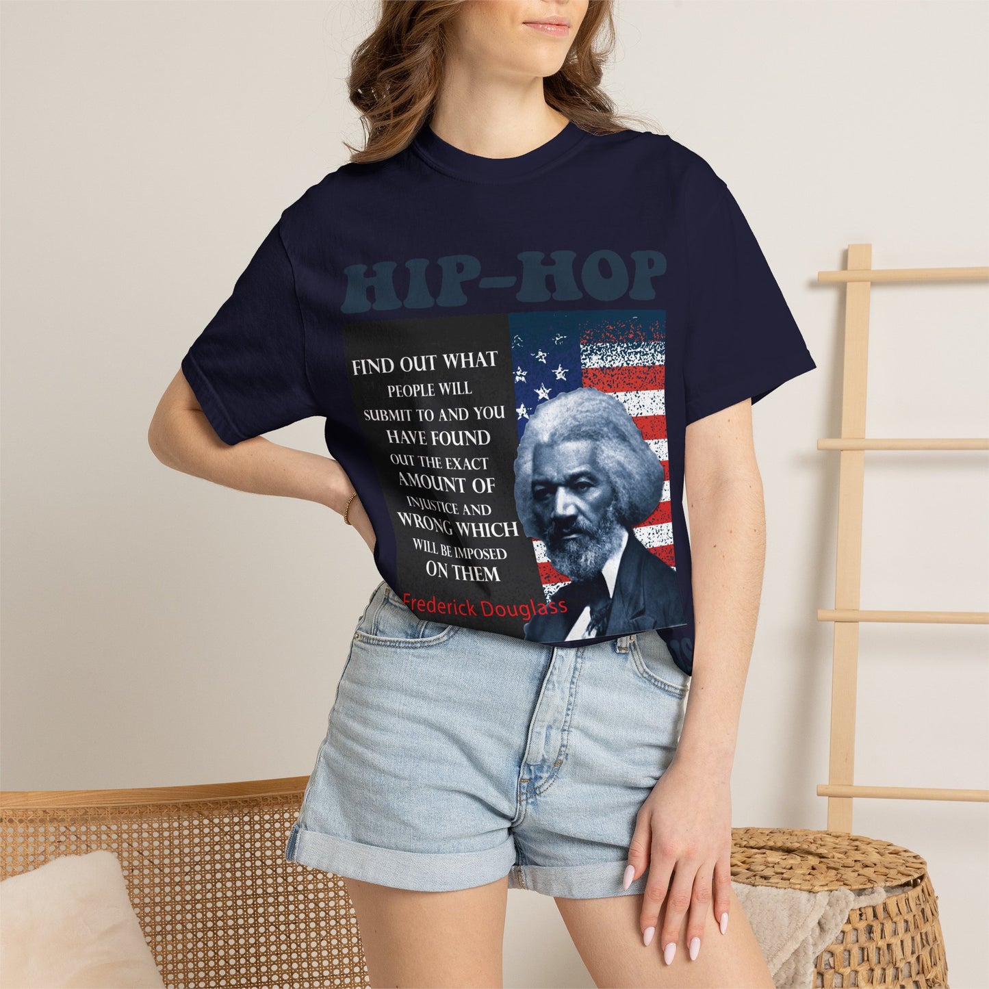 Hip-Hop Republicans T-Shirt — Frederick Douglass Quote Patriotic Political Tee
