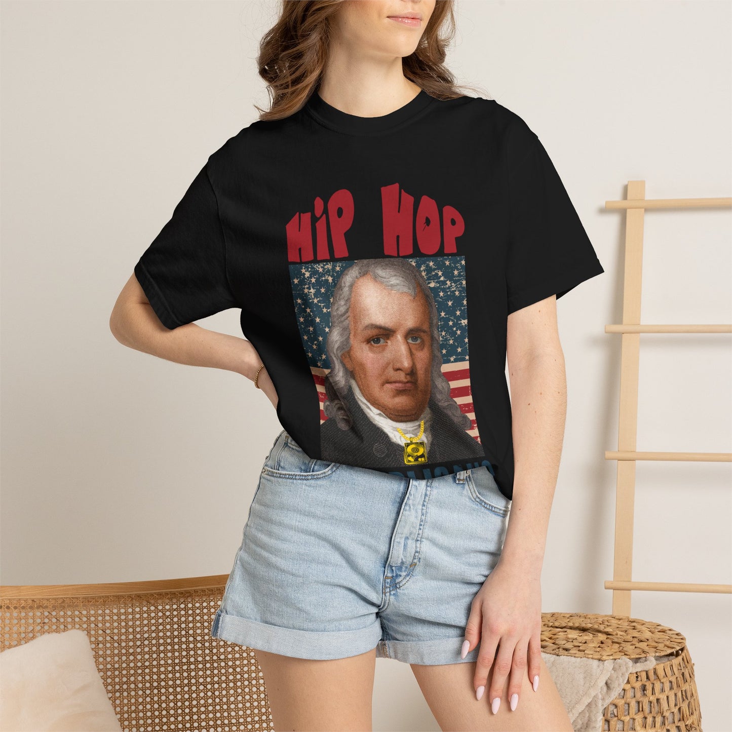 Hip Hop Republicans T-Shirt — Patriotic George Washington Graphic Tee