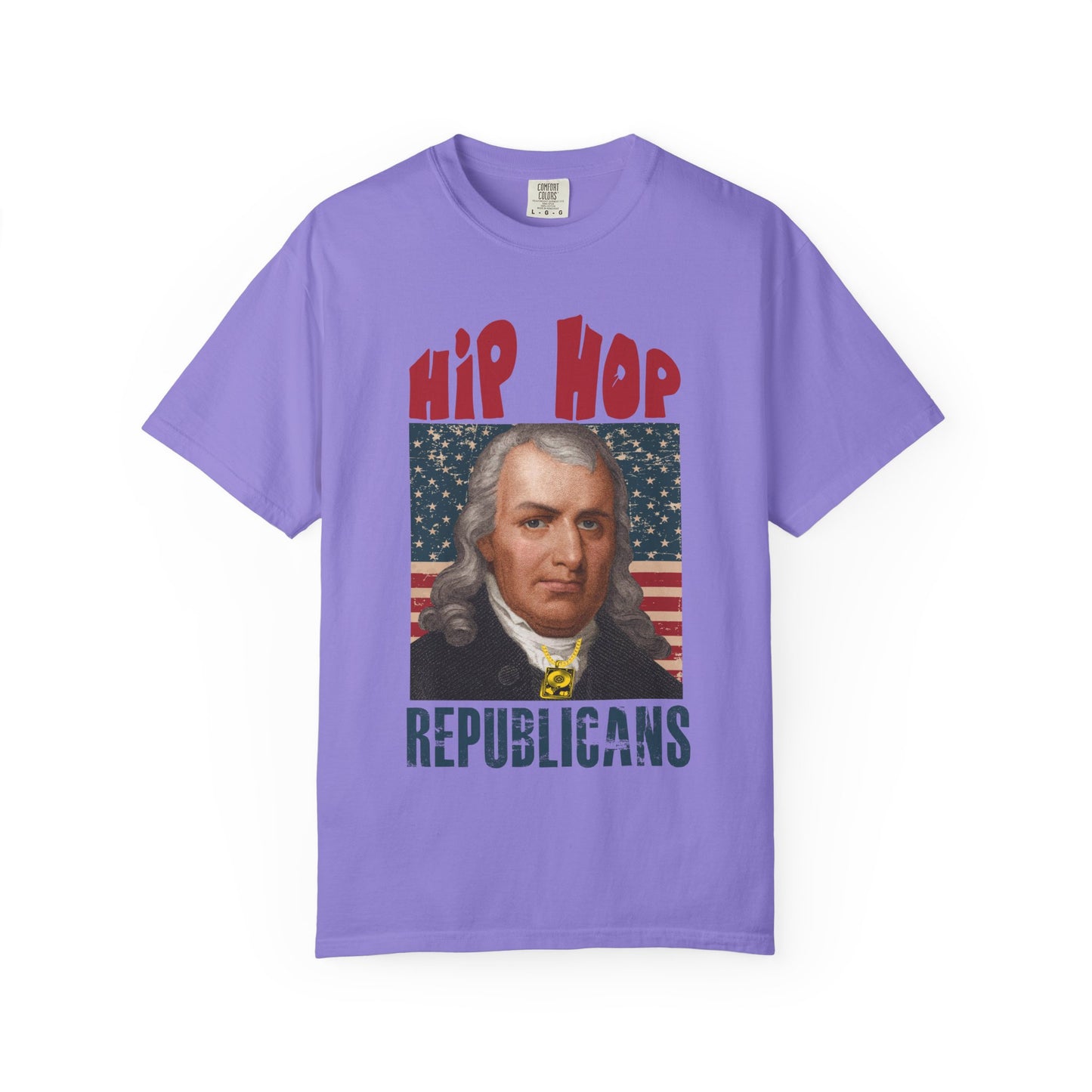 Hip Hop Republicans T-Shirt — Patriotic George Washington Graphic Tee
