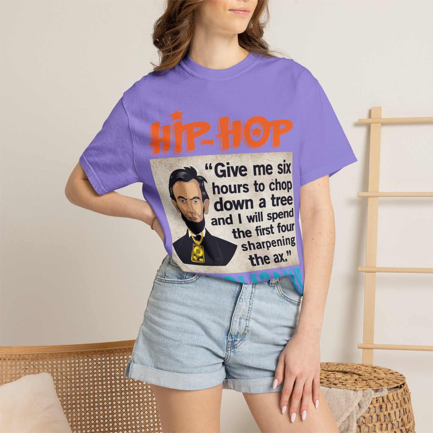 Hip Hop Republicans Abraham Lincoln Political Rap T-Shirt